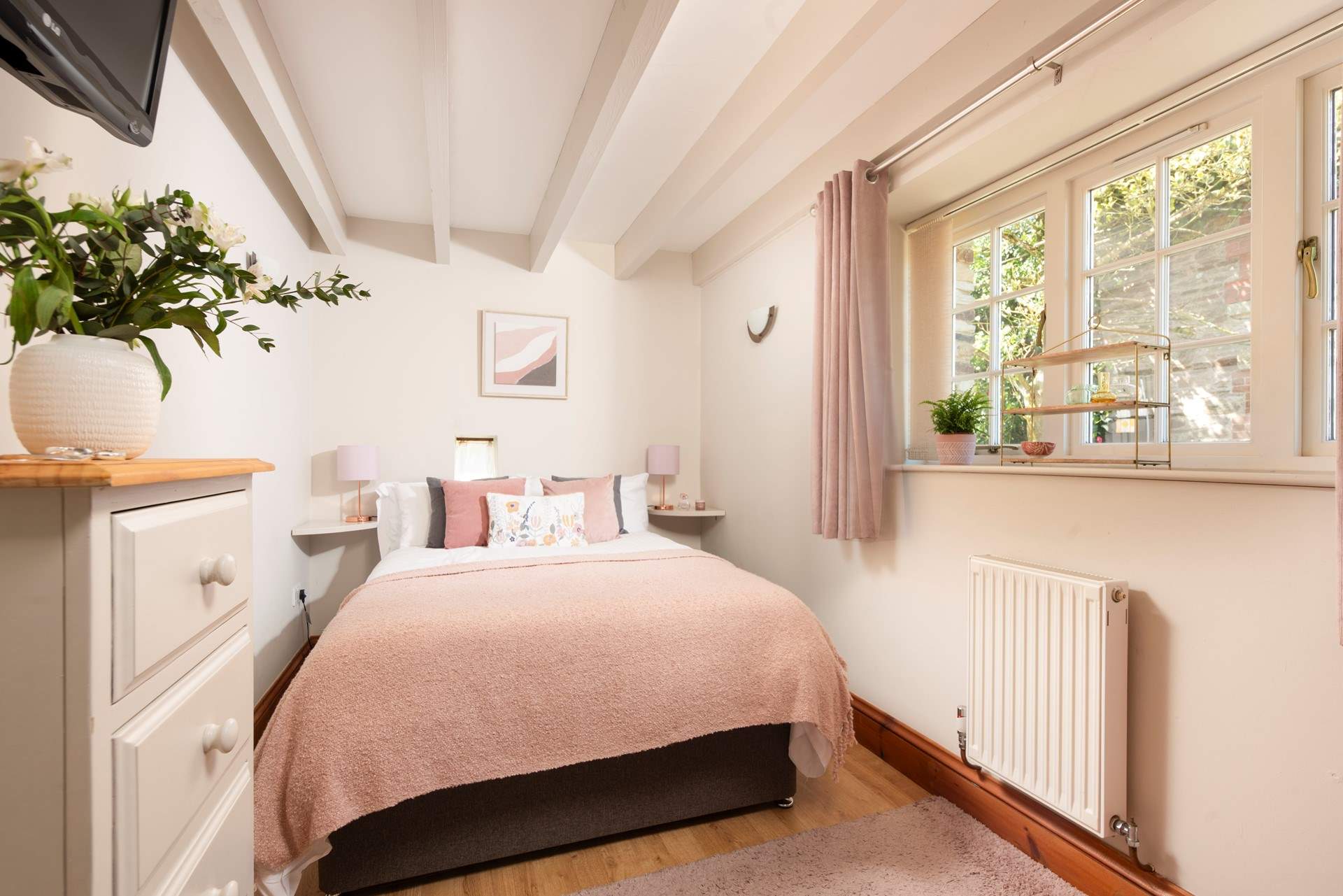 Bedroom 1 is on the ground floor, perfect for those who want a little more privacy.