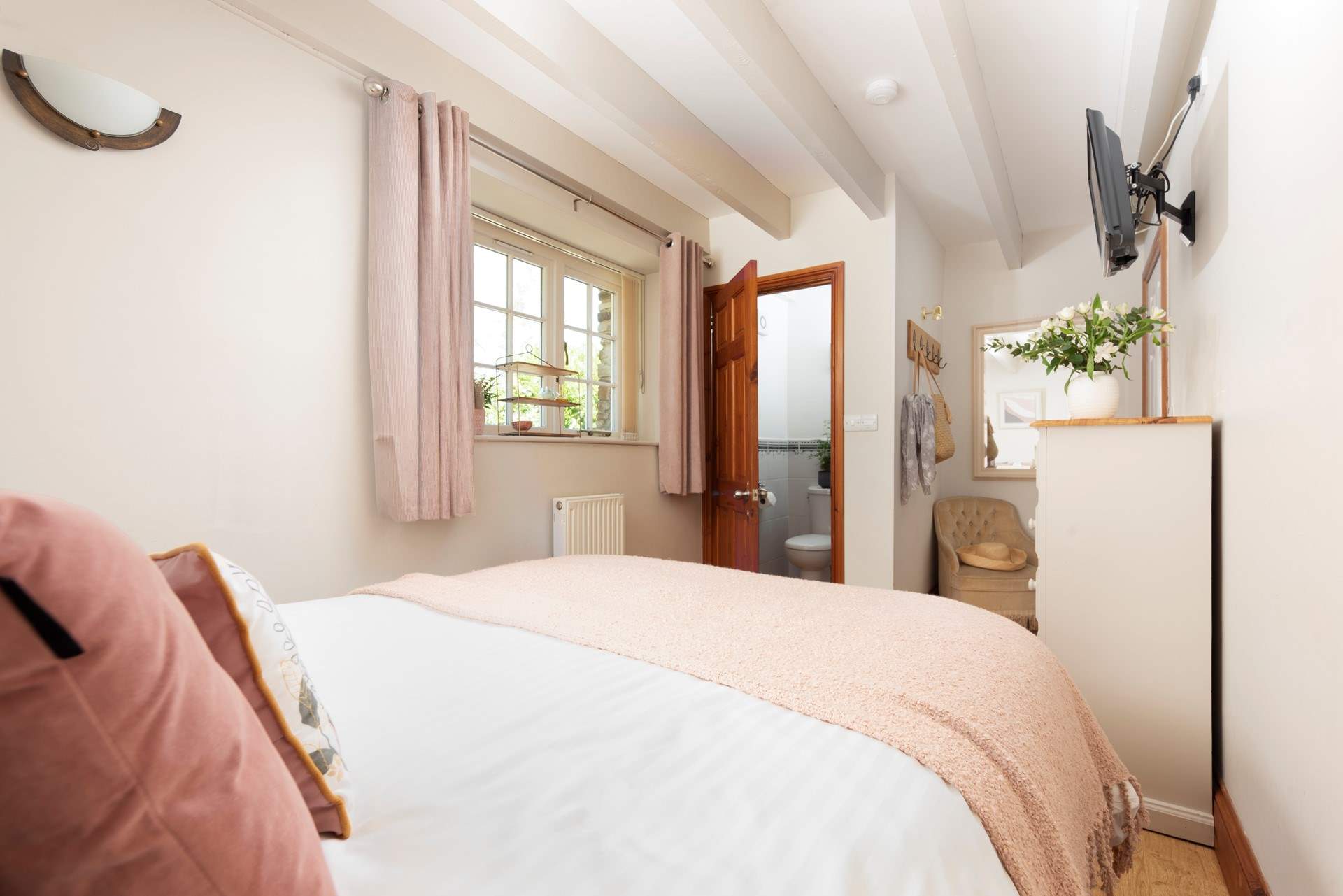 Bedroom One has its own ensuite cloakroom.