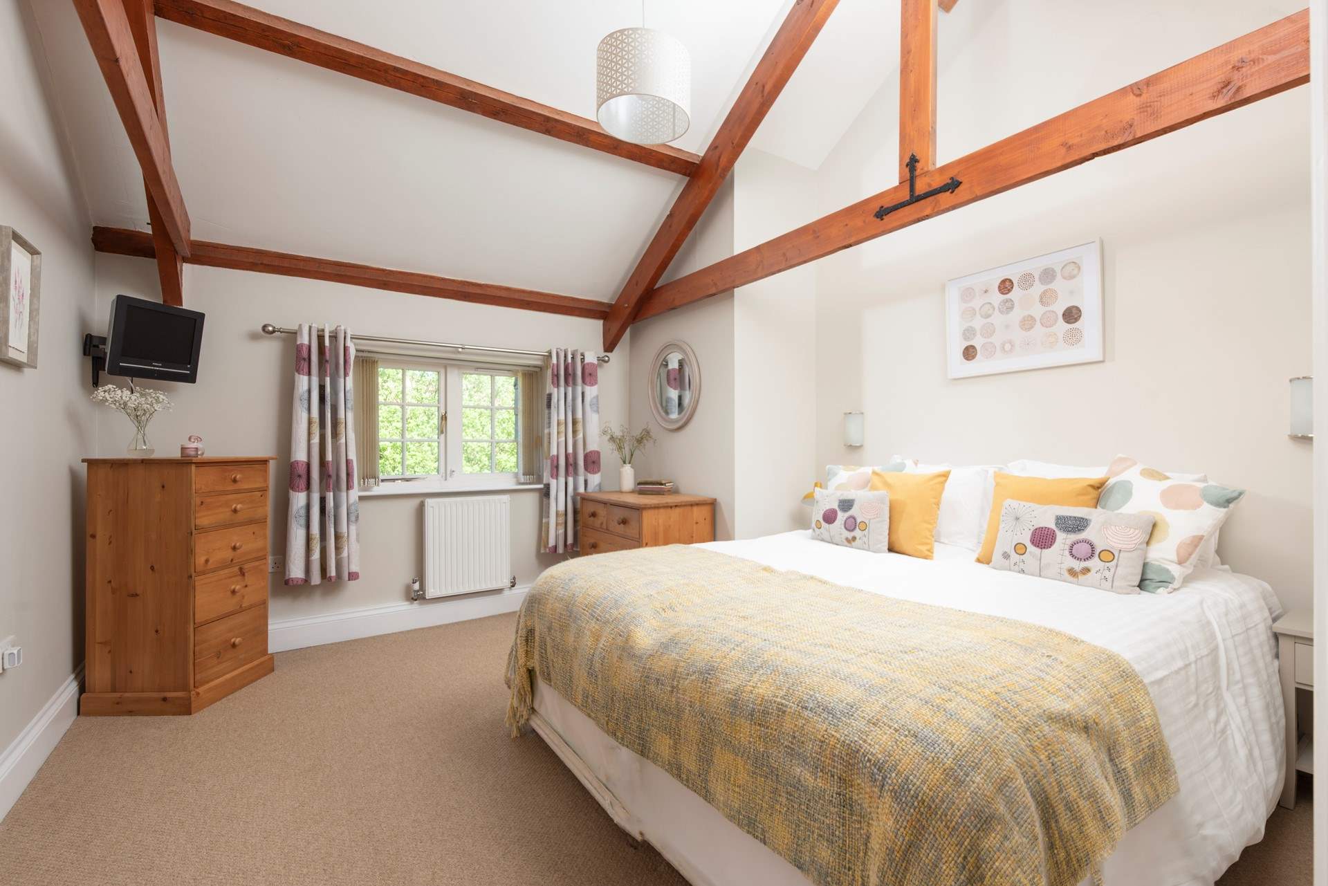 a super-king size bed.