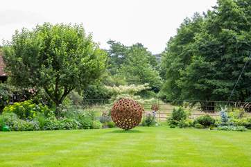 The gardens as you approach the property.