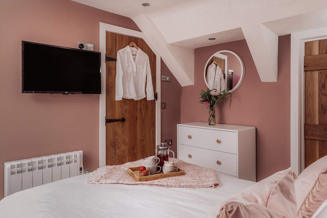 Bedroom 1 is beautiful.