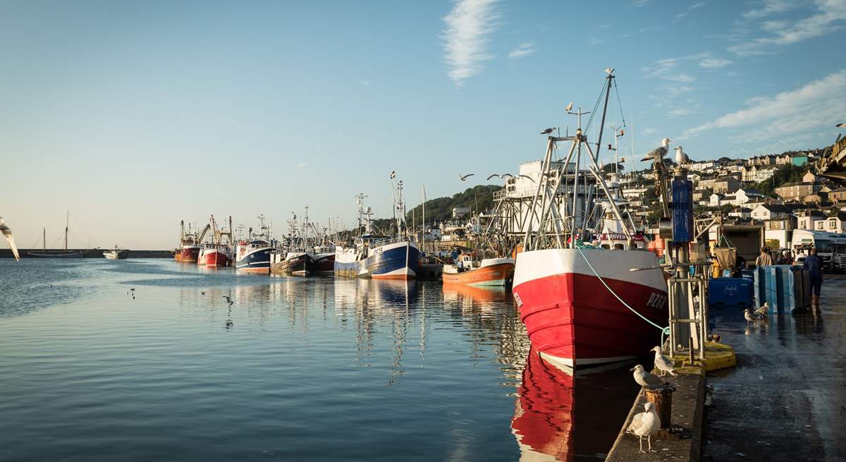 The fishing port of Newlyn is a lovely twenty minute stroll away. 