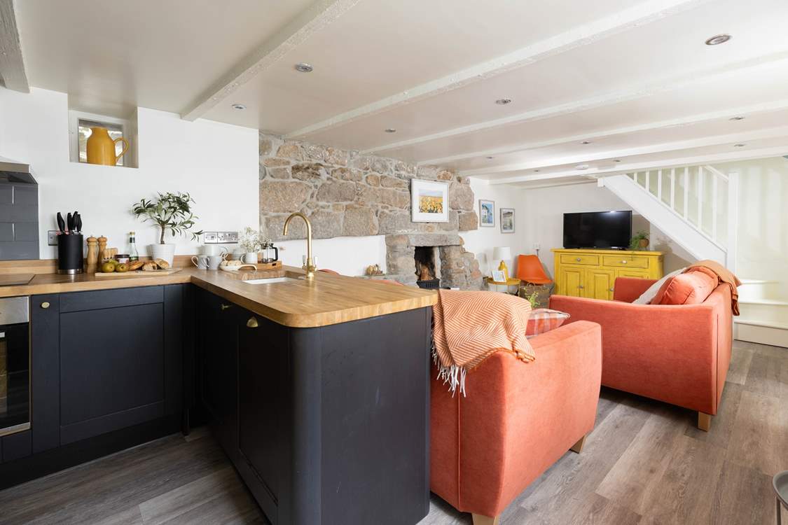 A very inviting open plan living space.