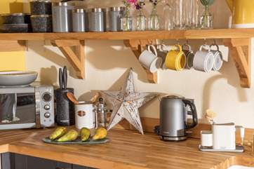 Stick the kettle on when you arrive and get into holiday mode.
