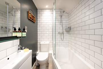 The bathroom.