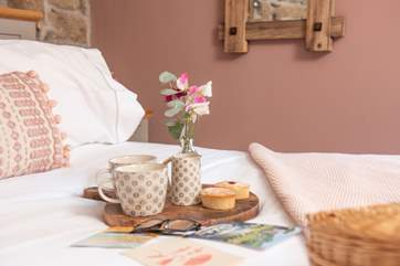 Breakfast in bed? You're on holiday after all.