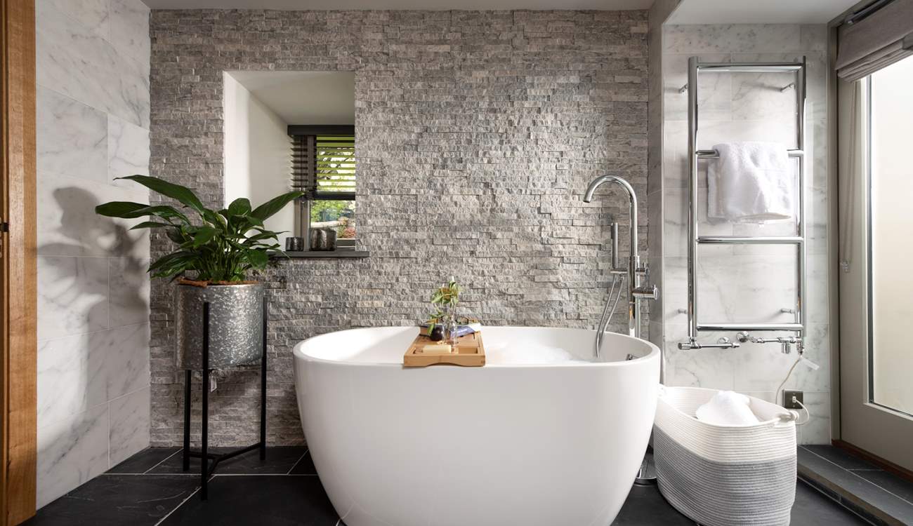 The en suite bathroom is a real treat.