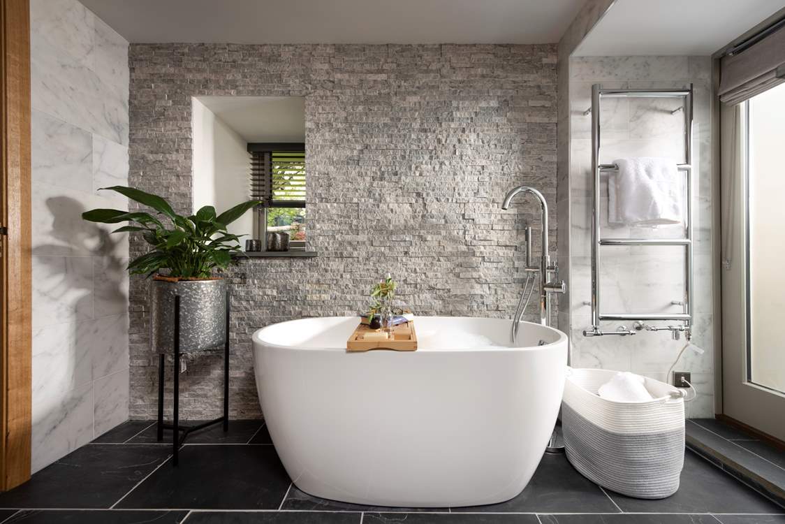 The en suite bathroom is a real treat.