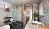 The en suite bathroom is a real treat with a super walk-in shower and free-standing bath. - Thumbnail Image