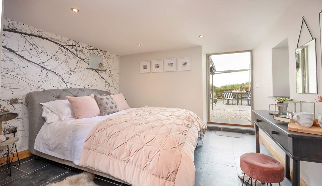 The bedroom is quite simply gorgeous.