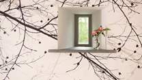 One of the original window openings.