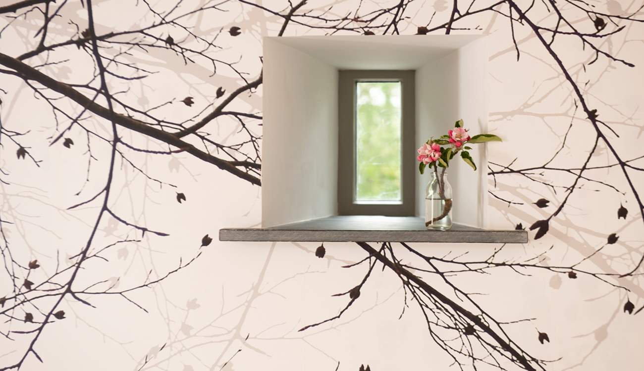 One of the original window openings.