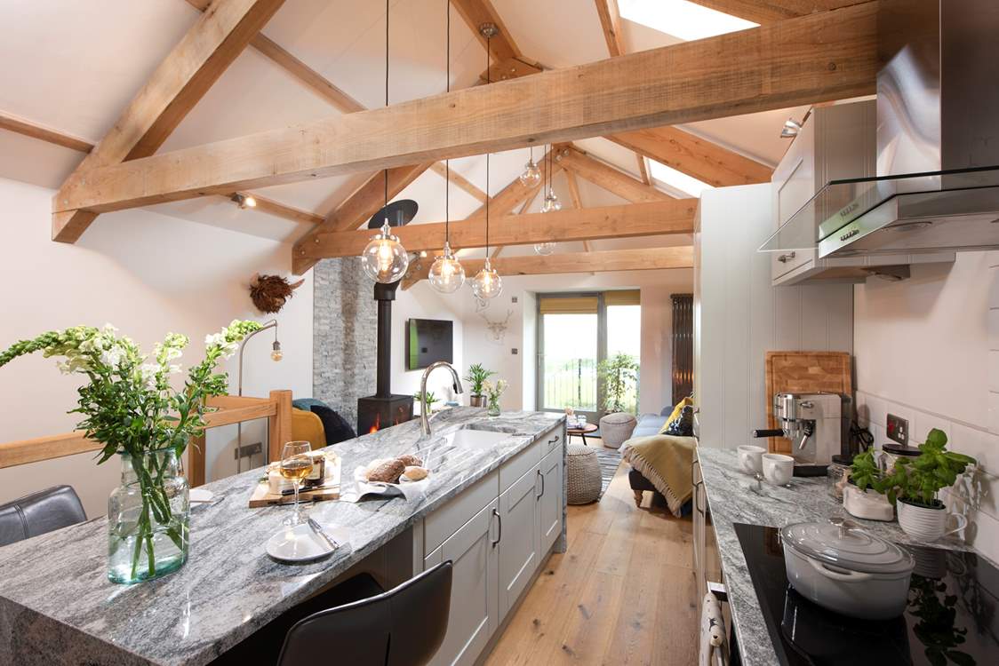 The no expense spared kitchen will certainly not disappoint.