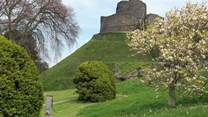 The Norman keep of Launceston Castle (English Heritage).