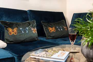 After a busy day exploring the delights of Cornwall, there is nothing nicer than an evening on the sofa with a good book!