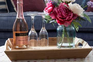 Enjoy a glass of fizz, you are on holiday after all...