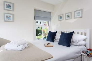 Bedroom 2 is a comfy double.