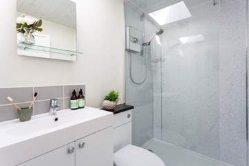The family shower-room is located on the first floor.