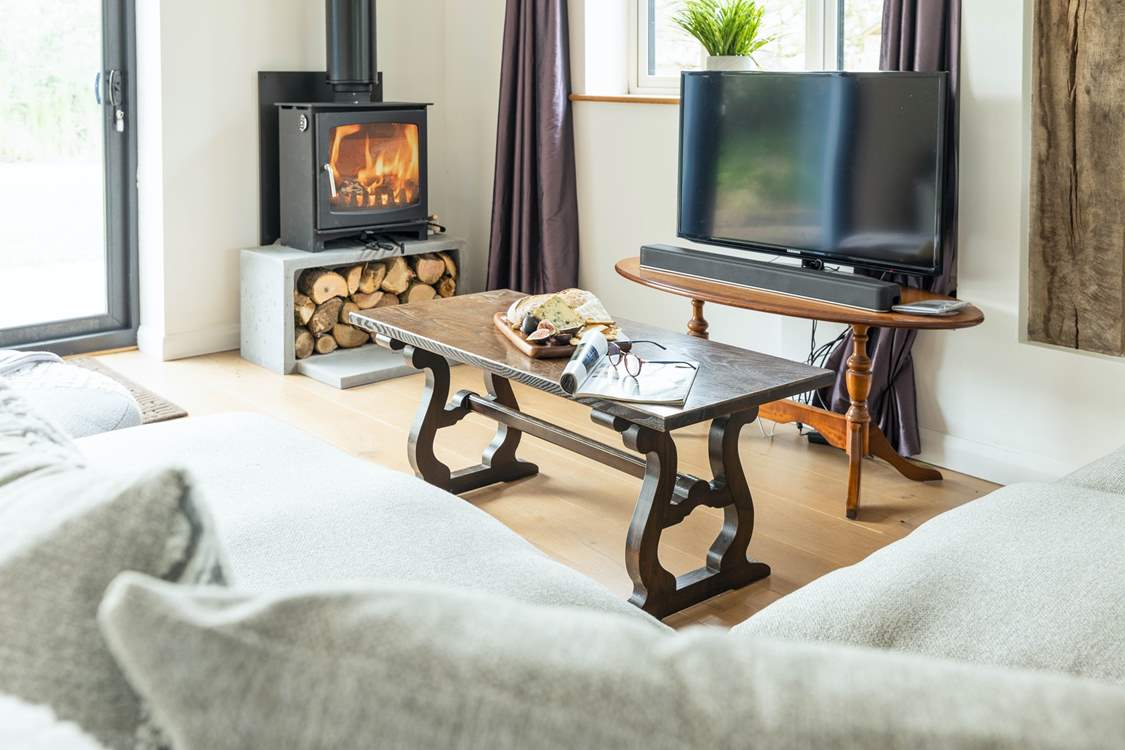 Perfect for a holiday at any time of year, the wood-burner will keep you cosy in winter.