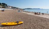 The beautiful beach at Lyme Regis. - Thumbnail Image