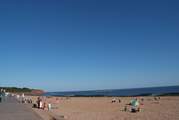 The lovely beach at Exmouth.