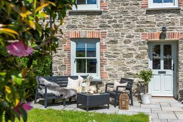 A lovely sunny spot to enjoy morning coffee or for watching the sun go down at the end of the day