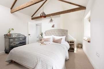 Bedroom one has a super comfy king-size bed and its own en suite shower-room