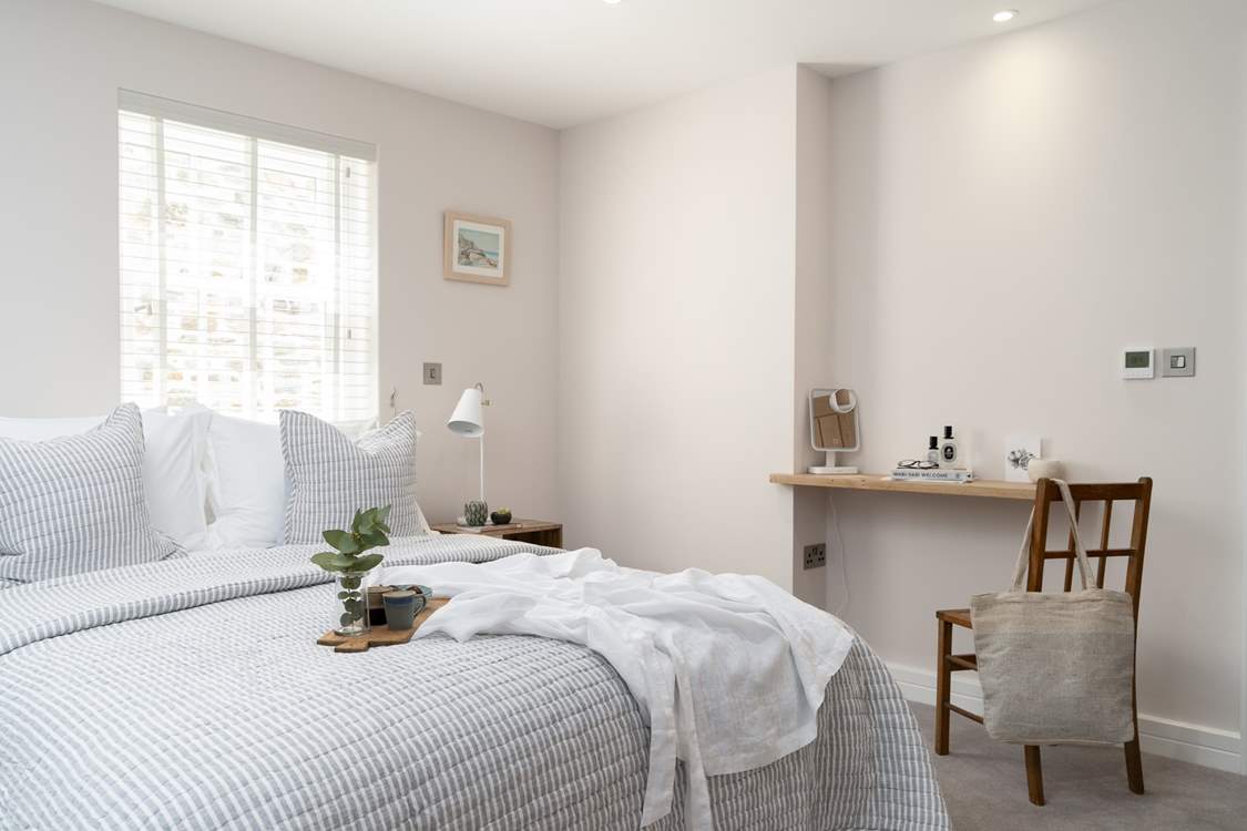 The beautiful main bedroom.