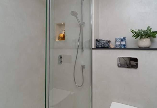The luxurious en suite shower-room.