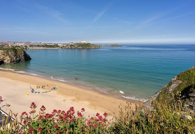 The beautiful beaches of Newquay are not too far away.