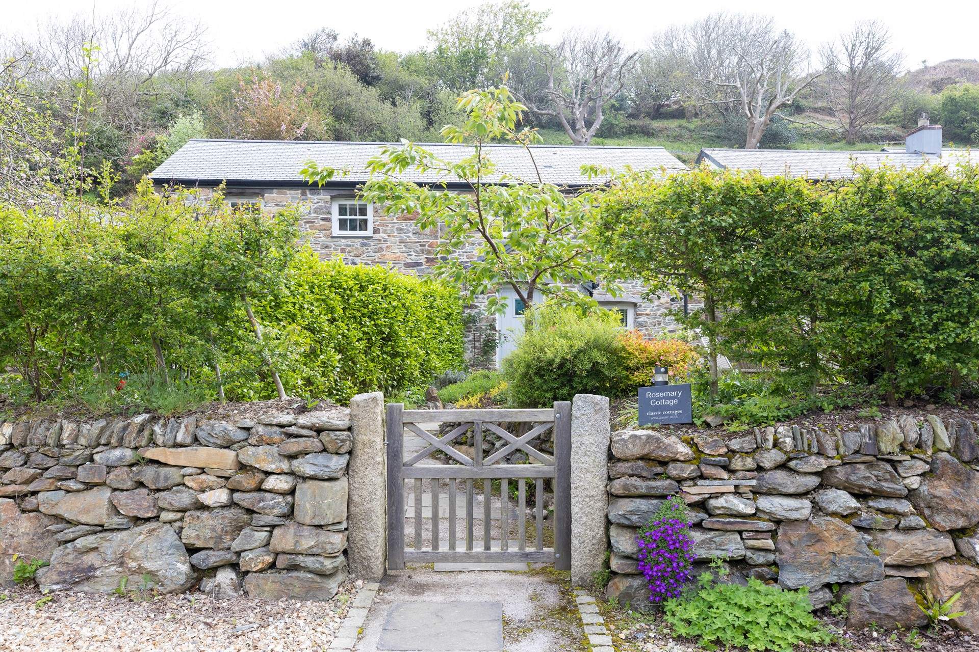 Follow the pretty path to your front door. 