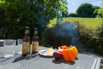 Light up the fire-pit barbecue and treat yourself to some Exmoor Gold Ale!