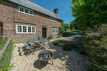 Enjoy lunch or dinner cooked on the fire-pit barbecue.