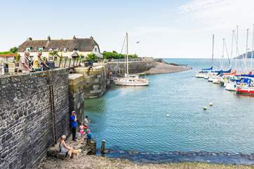 Forty five minutes in the car will bring you to Porlock Weir and the start of the South West Coast Path.