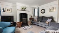 The cosy sitting-room.