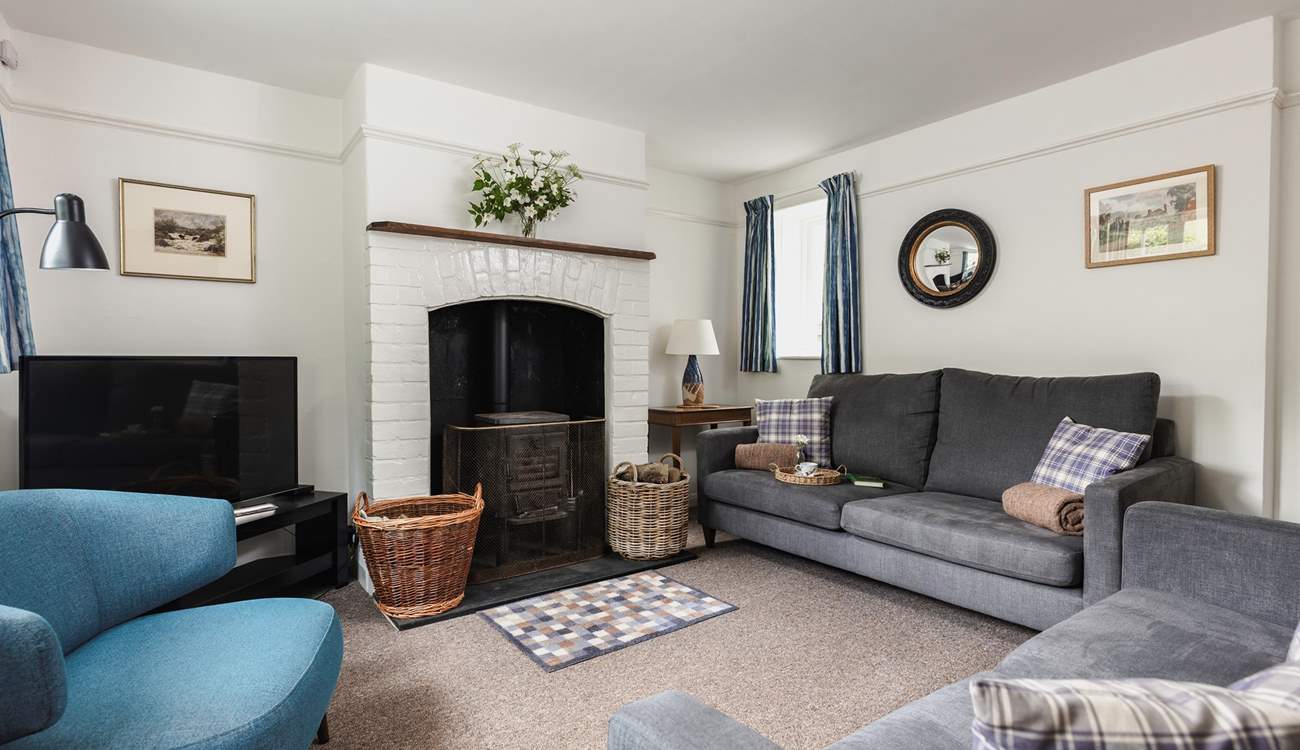 The cosy sitting-room.