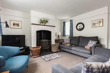 The cosy sitting-room.