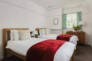 With dual-aspect windows the twin room is bright and tranquil.