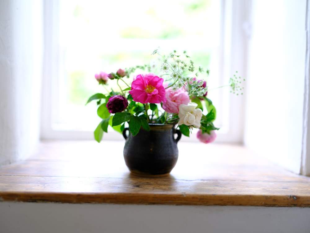 Pretty floral touches.