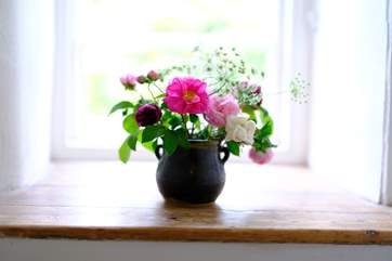 Pretty floral touches.