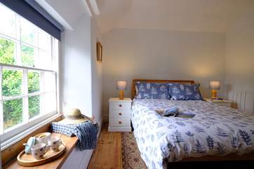 Enjoy a restful night in bedroom one.