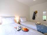 Bedroom two has three-foot twin beds that can be made up as a super-king, ideal for family or friends.