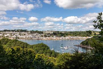 The Fowey estuary on the south coast is so pretty.
