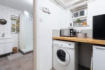The super shower-room is just off the utility-room.
