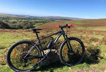 Cycling on Dartmoor is fabulous at any time of year.
