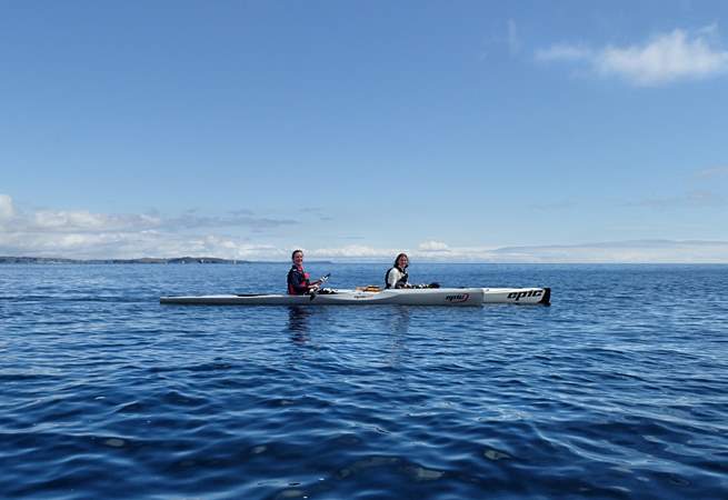 Kayaks can be hired from Sailaway St Anthony nearby.