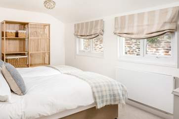 This bedroom is tucked away and has 'zip and link' beds which can also be a super-king (bedroom 3).