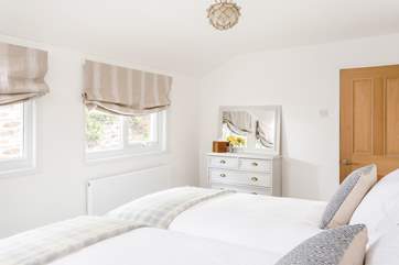 This bedroom is perfect for two.