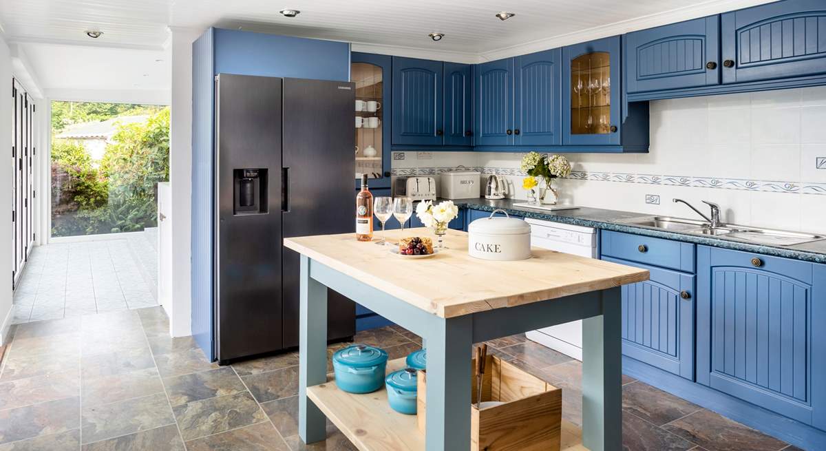 The kitchen leads through to the dining-room.