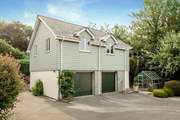The annexe is on the first floor, set above the garage (that is not in use), where you will find a super-king 'zip and link bed' that can be made up as twins if preferred, sitting/dining-room and kitchenette.
